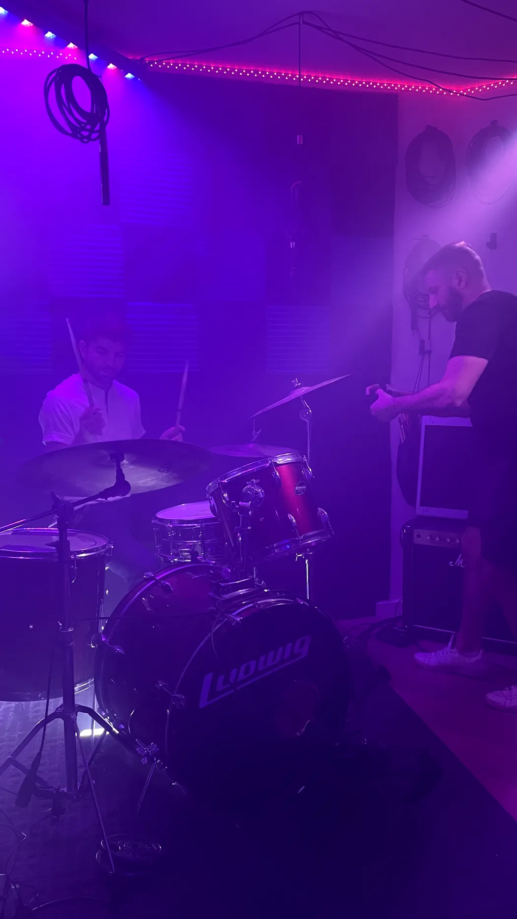 Empire Thief, a indie folk rock band, recording a music video, 
Toronto, Canada.