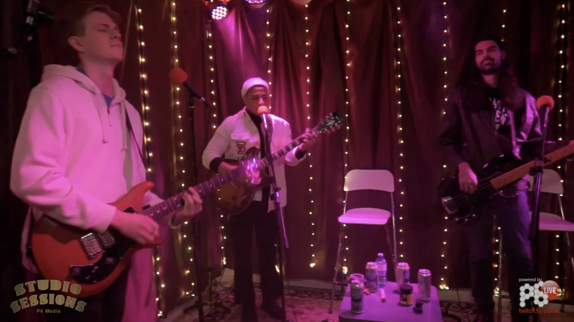 Empire Thief, a Canadian Folk band, performing a live stream at P6 Media Studios  in Toronto, ON, Canada